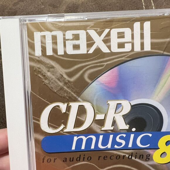 Maxell CD-R Music 80 min for audio recording Rip Disc Play Back In Car disc man - Picture 8 of 11